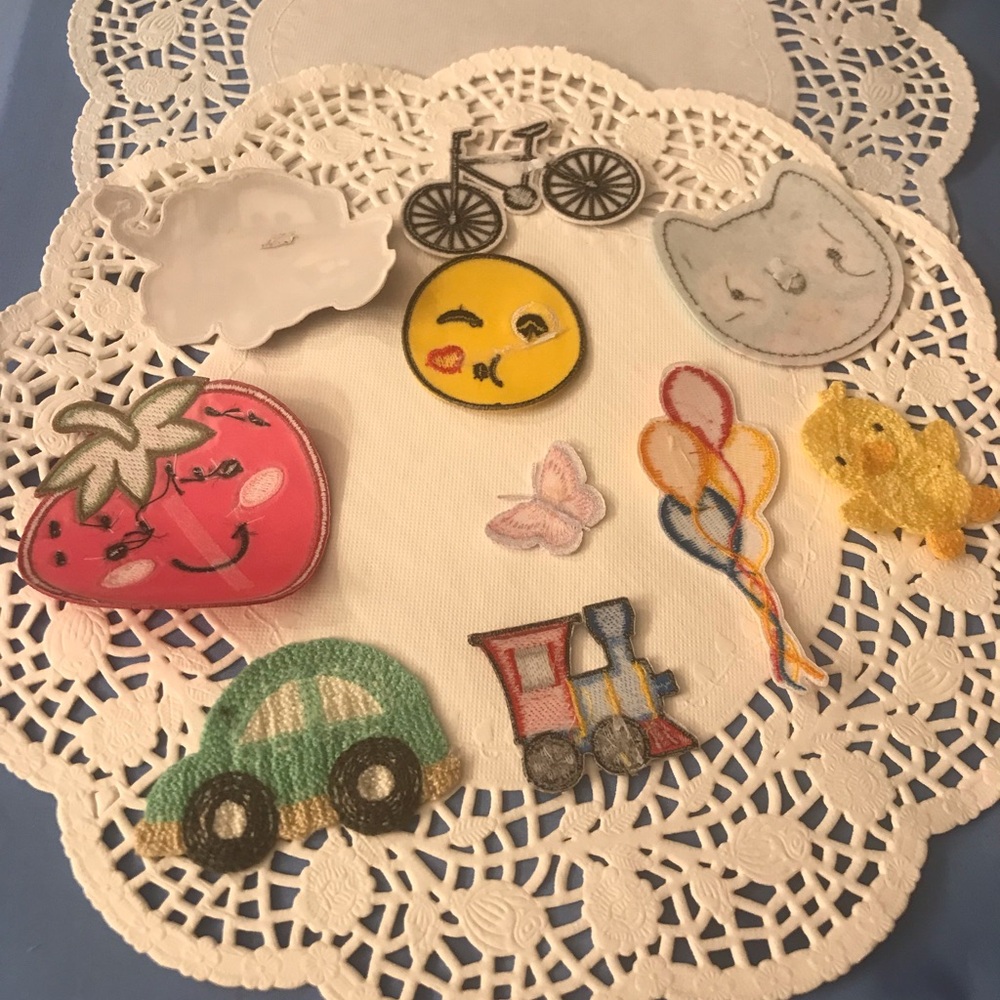 Lot iron on Patch bicycle hat backpack tote decor - Picture 2 of 9